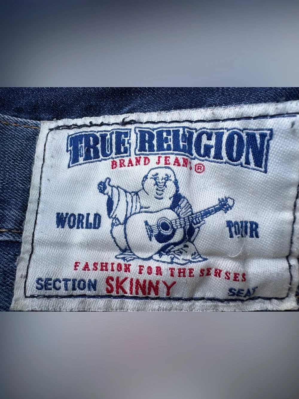 True Religion Men's World Tour Skinny With Flaps